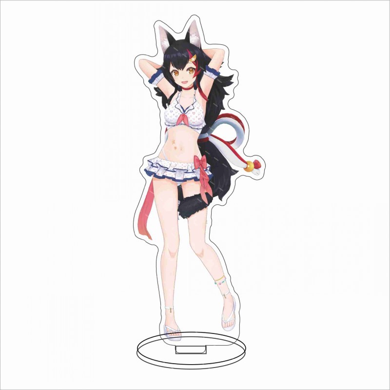 16CM Anime Hololive Shirakami  - Figma Stand Set 评论和价格